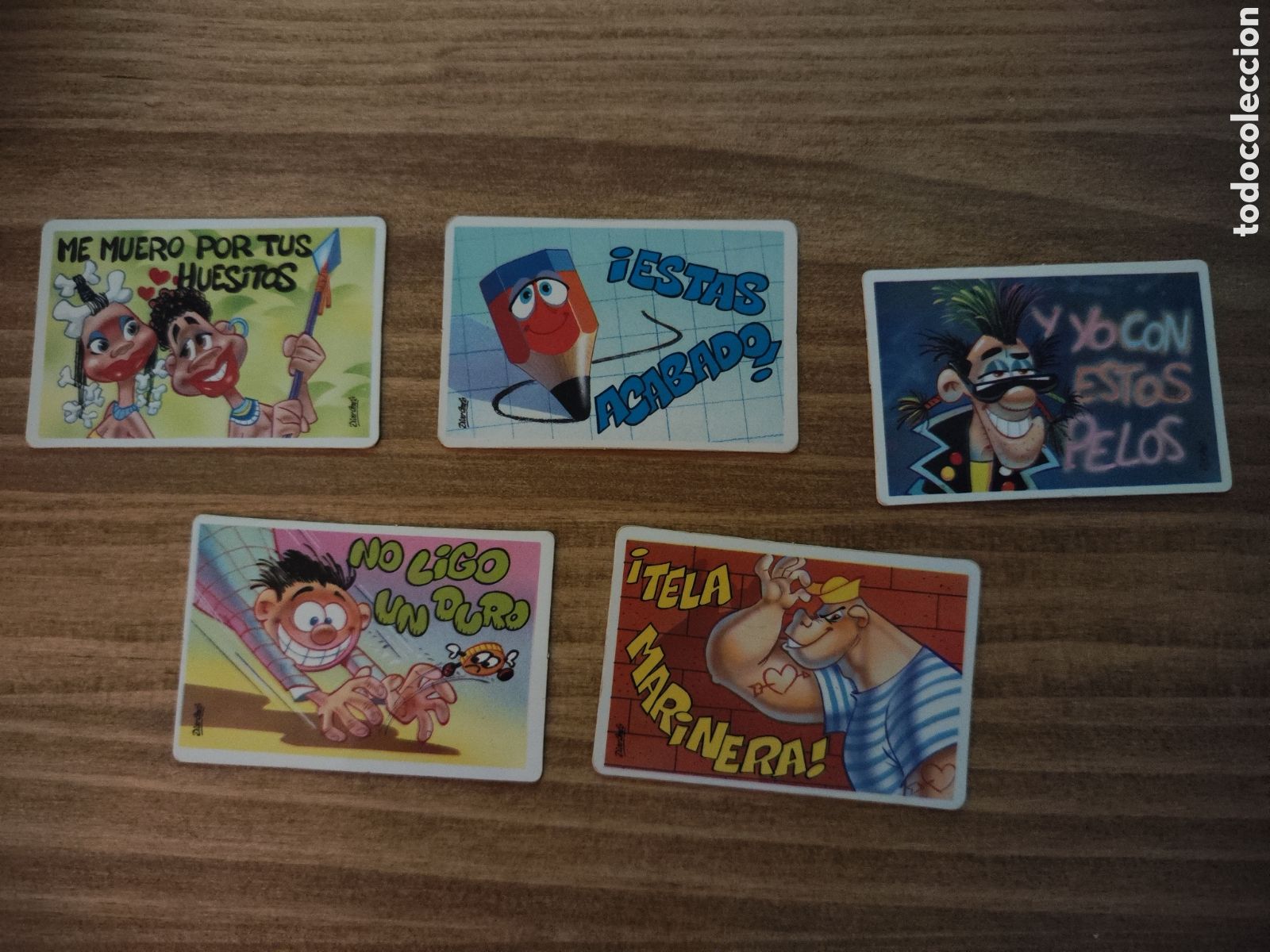 Adesivi di collezione: Lote 5 peguitarjetas II sin pegar bollycao