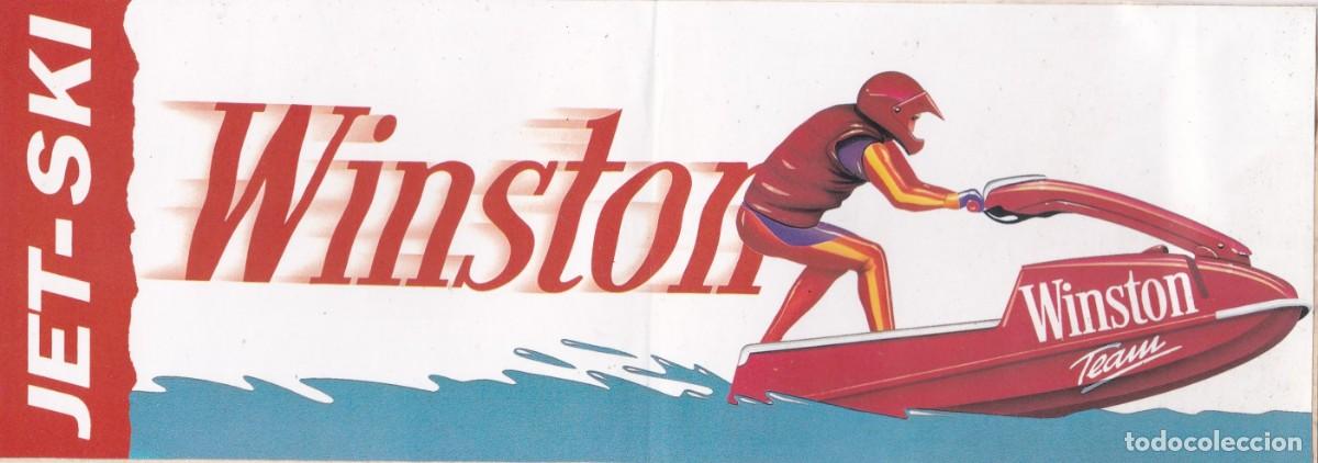 Pegatinas de colecci&oacute;n: PEGATINA WINSTON TEAM. JET-SKI