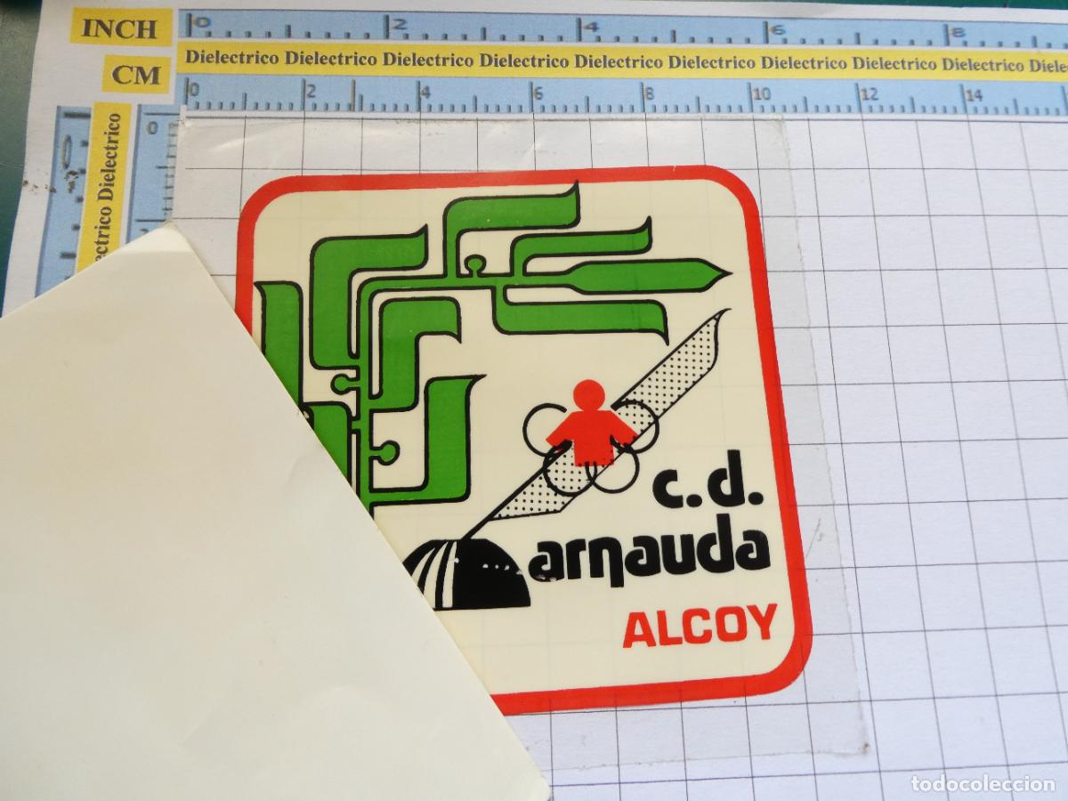 Collection stickers: PEGATINA DE DEPORTES. BALONCESTO. CD ARNAUDA ALCOY ALICANTE. ADHESIVO DE INTERIOR. 50