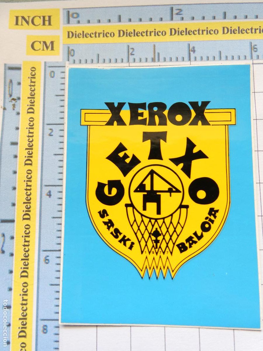 Collection stickers: PEGATINA DE DEPORTES. BALONCESTO. BASKET XEROX GETXO VIZCAYA 58