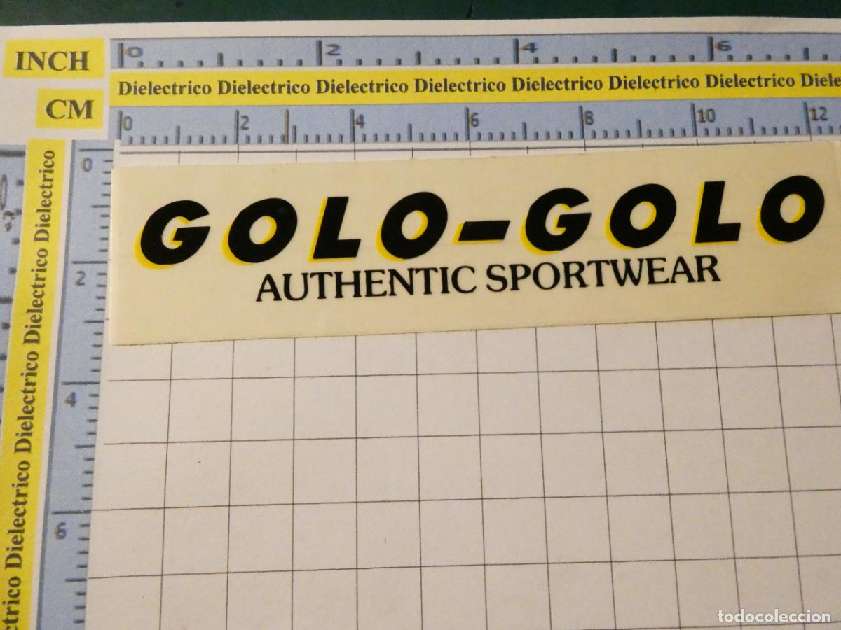 Collection stickers: PEGATINA DE DEPORTES. MARCAS ROPA DEPORTIVA. GOLO GOLO 96