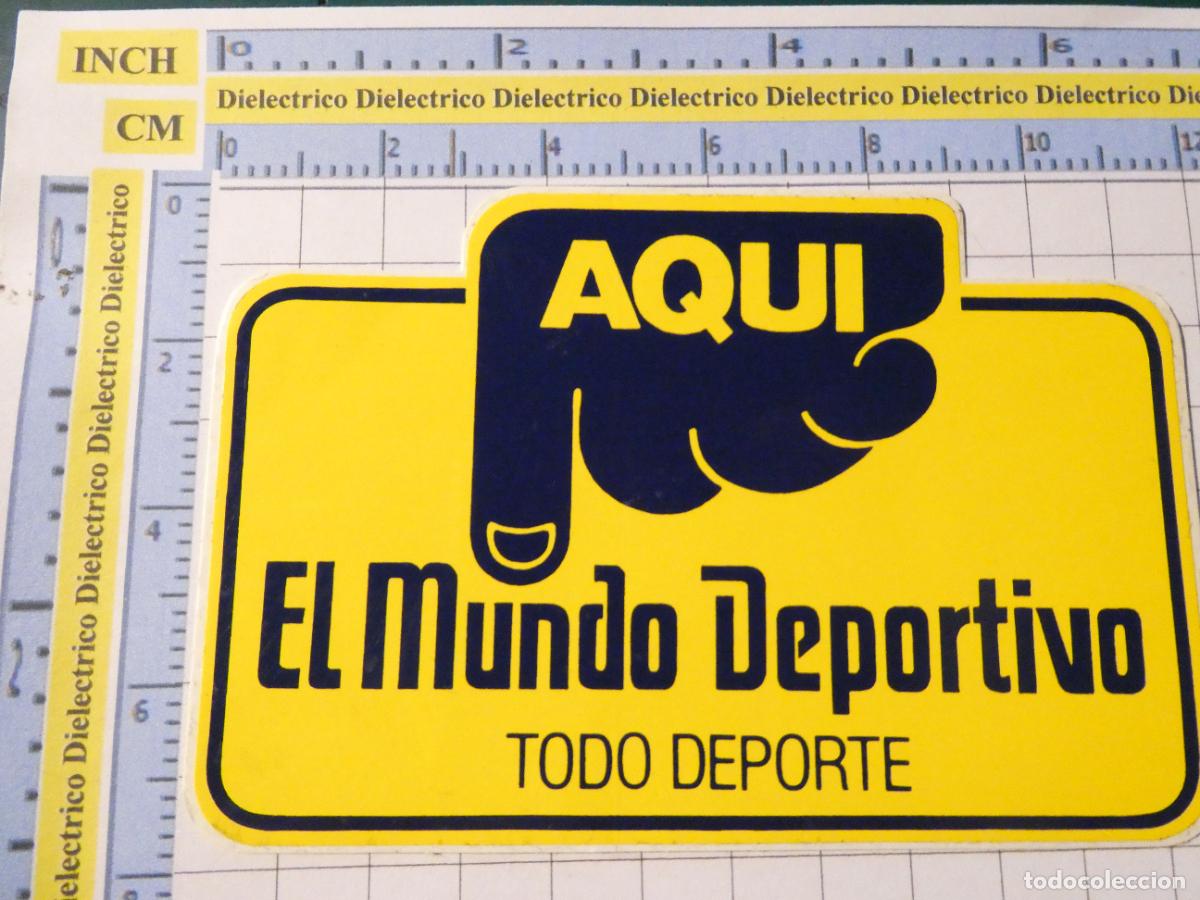Collection stickers: PEGATINA DE DEPORTES. PRENSA DEPORTIVA EL MUNDO DEPORTIVO. 101
