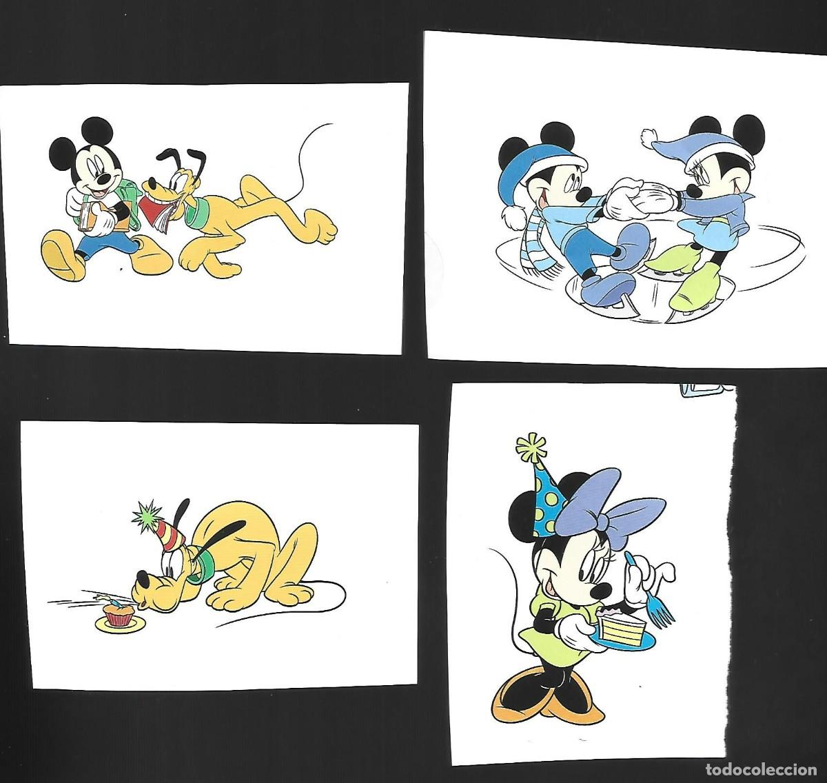 Pegatinas de colecci&oacute;n: 1 lote de 4 pegatinas disney