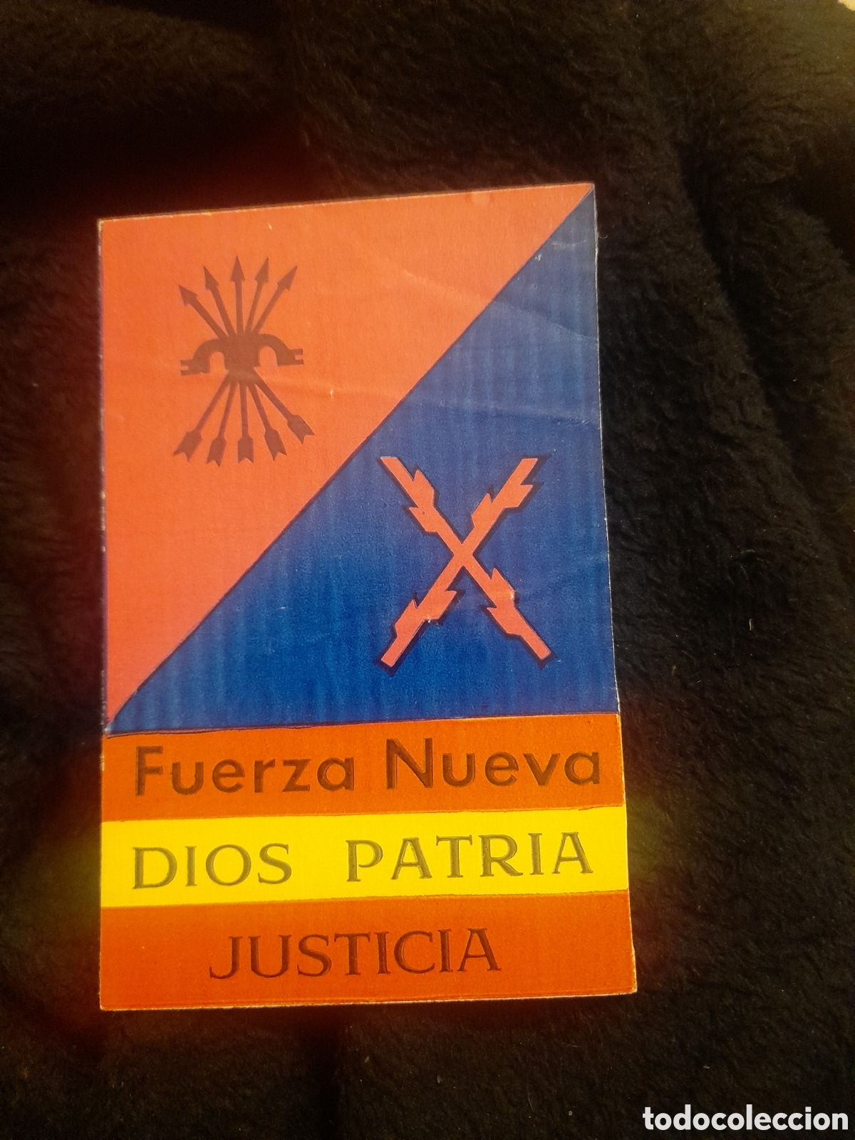 Autocollants de collection: Antigua pegatina de Fuerza Nueva