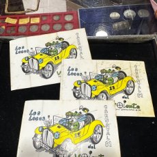 Pegatinas de colección: LOTE DE 3 PEGATINAS LOS LOCOS DEL VOLANTE, CARNAVAL 1981