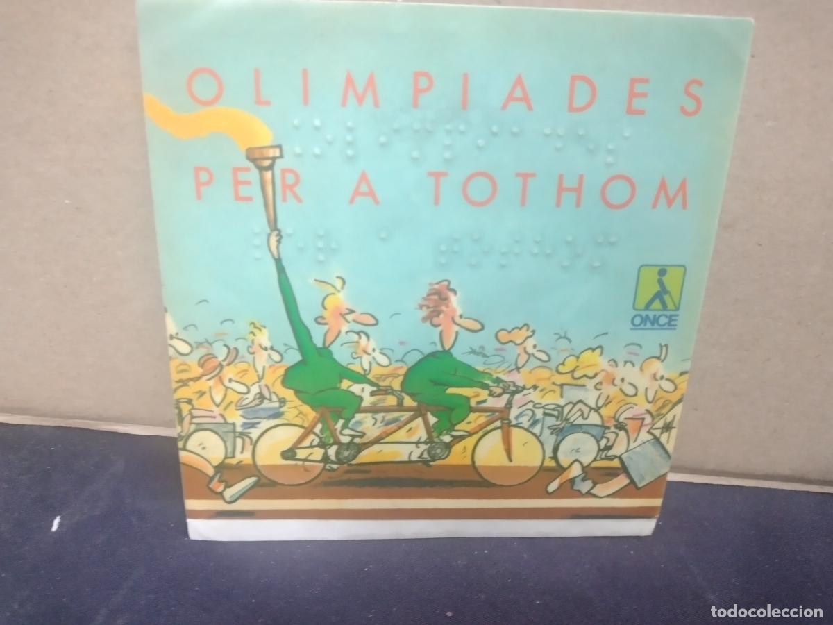 Pegatinas de colecci&oacute;n: ADHESIVO - PEGATINA EN BRAILLE - ONCE - JUEGOS OL&Iacute;MPICOS, OLIMPIADES PER TOTHOM BARCELONA 92