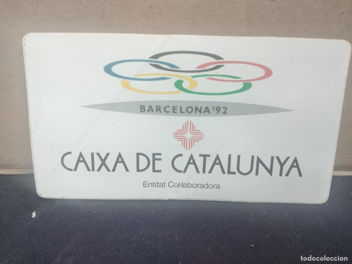 Pegatinas de colecci&oacute;n: ADHESIVO - PEGATINA BARCELONA 92 - OLIMPIADAS - CAIXA DE CATALUNYA