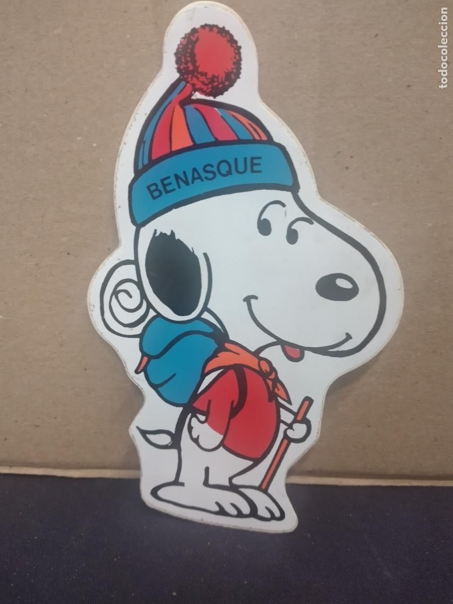 Pegatinas de colecci&oacute;n: ADHESIVO - PEGATINA SNOOPY - BENASQUE