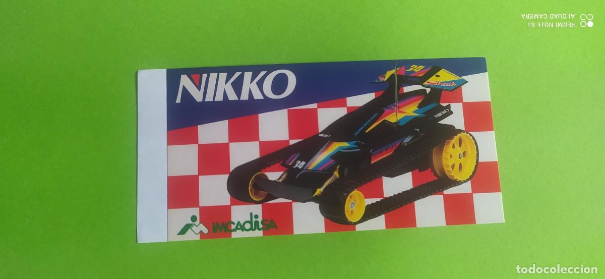 Pegatinas de colecci&oacute;n: ANTIGUA PEGATINA NIKKO NUEVA SIN USO