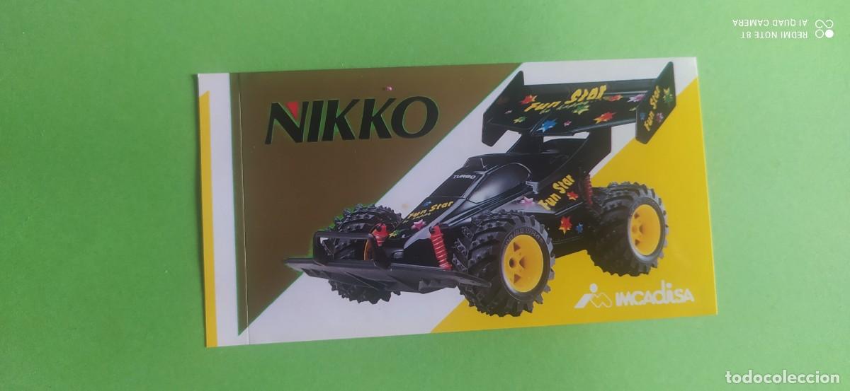 Pegatinas de colecci&oacute;n: ANTIGUA PEGATINA NIKKO NUEVA SIN USO