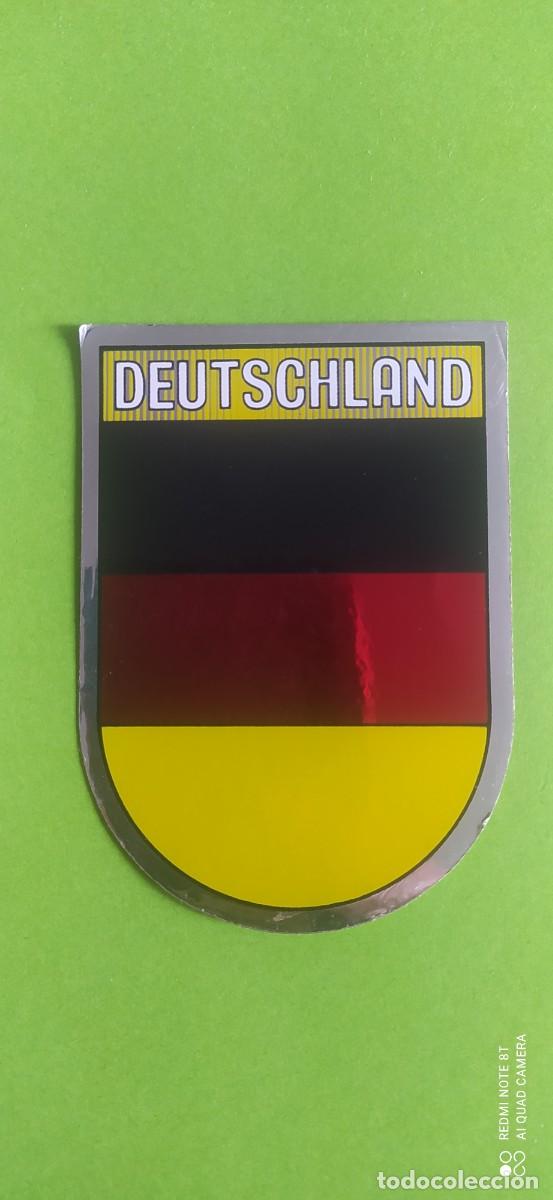 Pegatinas de colecci&oacute;n: ANTIGUA PEGATINA DEUTSCHLAND NUEVA SIN USO