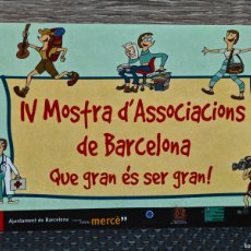 Pegatinas de colección: PEGATINA AJUNTAMENT DE BARCELONA ASSOCIACIONS GENT GRAN LA VOLUNTARIA OLIMPIADAS 92