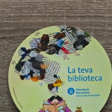 Pegatinas de colección: PEGATINA XARXA BIBLIOTEQUES PUBLIQUES DIPUTACIO BARCELONA