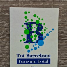 Pegatinas de colección: PEGATINA TURISMO TOTAL BARCELONA