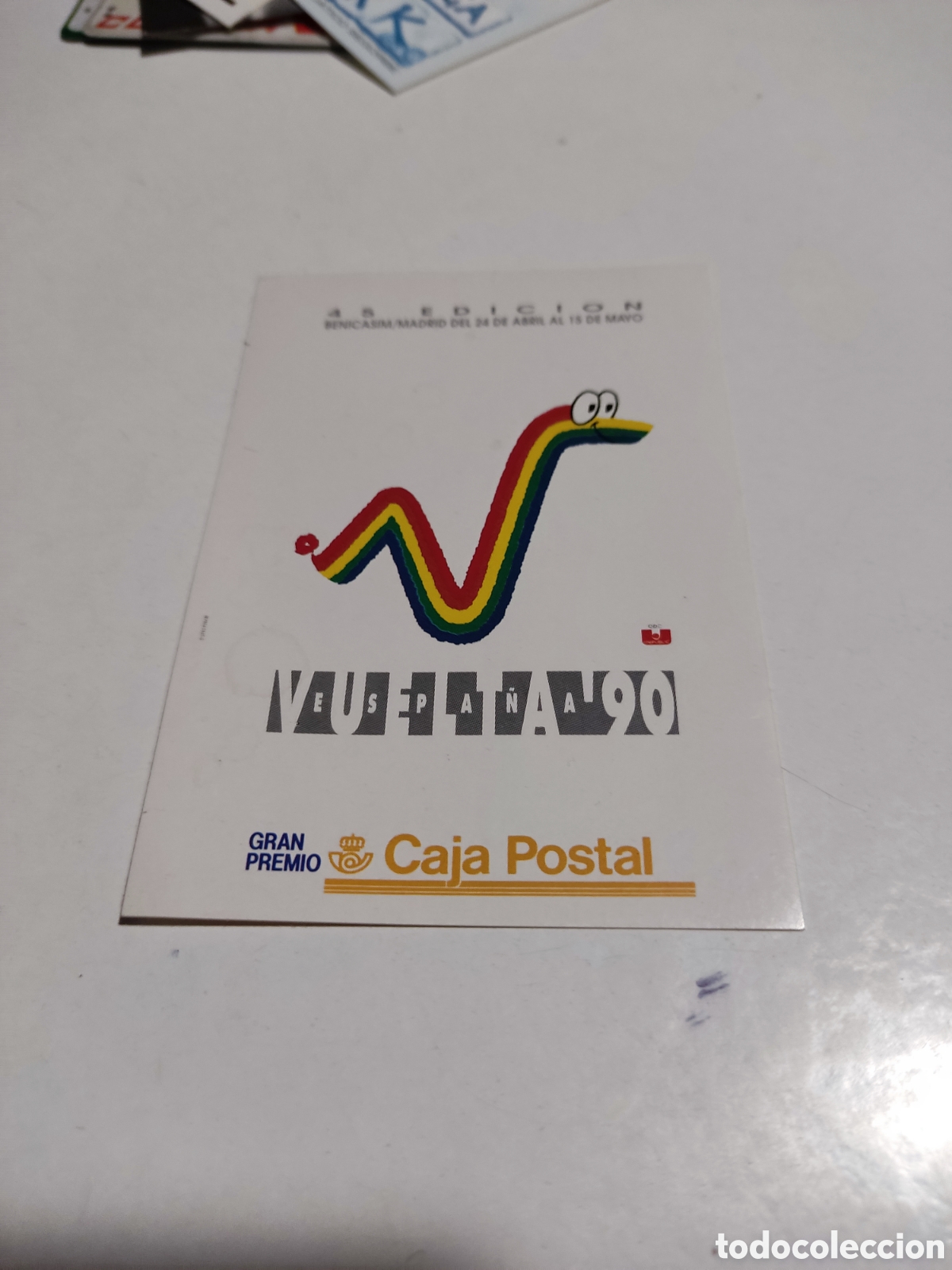 Pegatinas de colecci&oacute;n: Pegatina vuelta ciclista Espa&ntilde;a 90