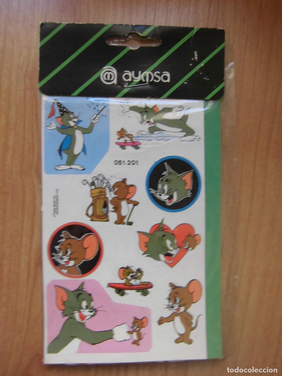 Pegatinas de colecci&oacute;n: LOTE PEGATINAS TOM Y JERRY AYMSA 051.201
