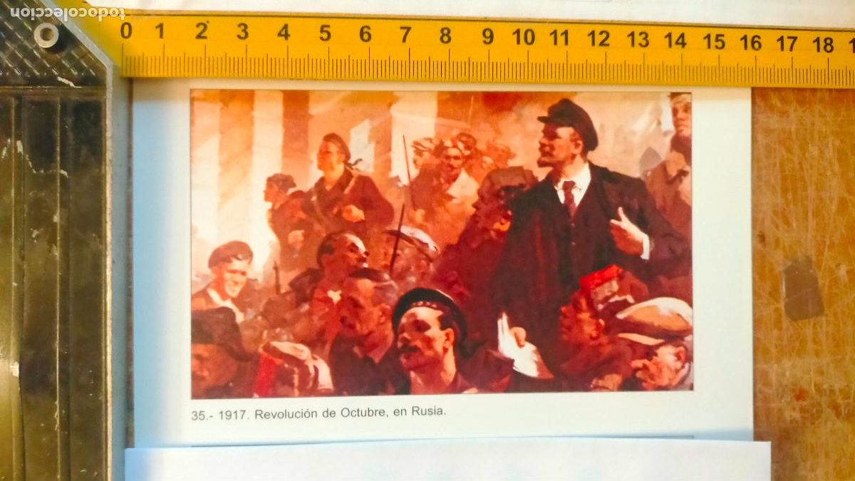 Sammlung von Aufklebern: PEGATINA CROMO ADHESIVO - 1917 revolucion de octubre en rusia
