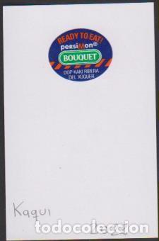 Pegatinas de colecci&oacute;n: pegatina fruta KAKI PERSIMON BOUQUET adhesivo adhesiu enganxina fruit