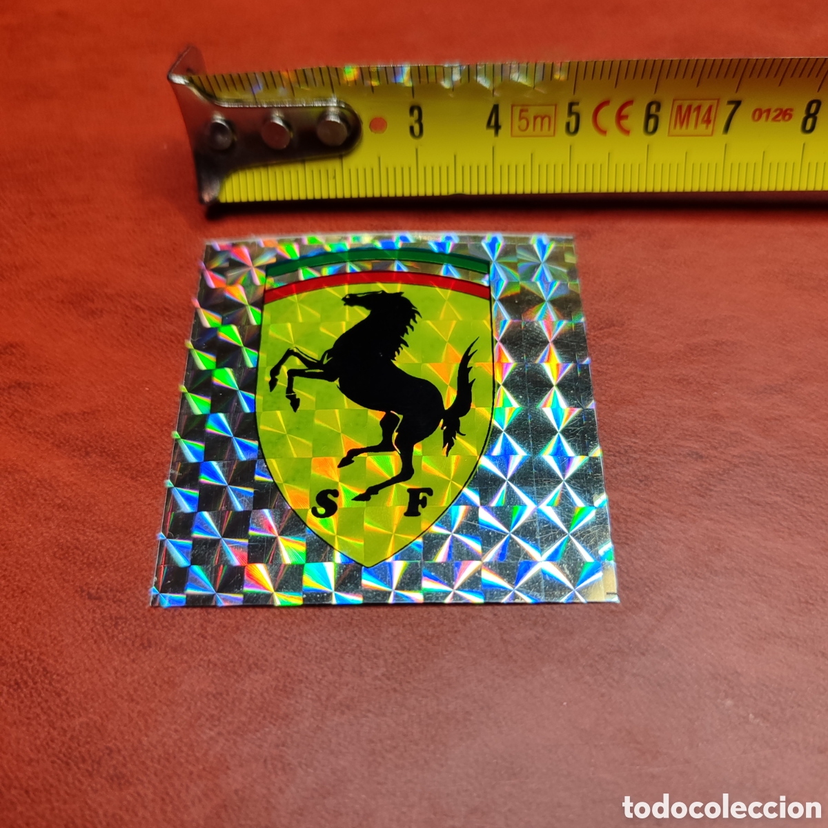 Pegatinas de colecci&oacute;n: Pegatina Ferrari sin usar stickers brillante