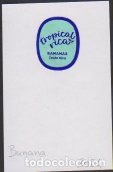 Autocolantes de cole&ccedil;&atilde;o: pegatina fruta BANANA TROPICAL RICA COSTA RICA adhesivo adhesiu enganxina fruit