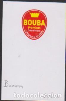 Autocolantes de cole&ccedil;&atilde;o: pegatina fruta BANANA DOUBA PREMIUM COT&Ecirc; D'IVOIRE adhesivo adhesiu enganxina fruit
