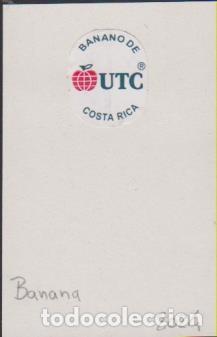 Pegatinas de colecci&oacute;n: pegatina fruta BANANA BANANO UTC COSTA RICA adhesivo adhesiu enganxina fruit