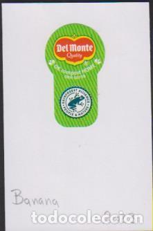 Autocolantes de cole&ccedil;&atilde;o: pegatina fruta BANANA DEL MONTE QUALITY adhesivo adhesiu enganxina fruit