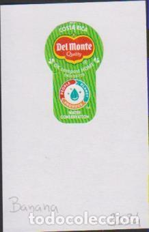 Autocolantes de cole&ccedil;&atilde;o: pegatina fruta BANANA DEL MONTE QUALITY COSTA RICA adhesivo adhesiu enganxina fruit