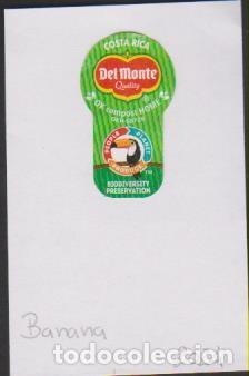 Autocolantes de cole&ccedil;&atilde;o: pegatina fruta BANANA DEL MONTE QUALITY COSTA RICA adhesivo adhesiu enganxina fruit