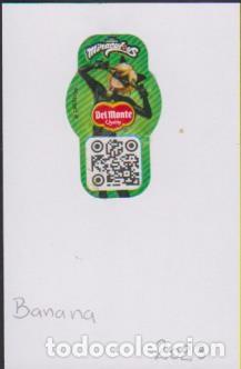 Autocolantes de cole&ccedil;&atilde;o: pegatina fruta BANANA DEL MONTE MIRACULOUS LADYBUG adhesivo adhesiu enganxina fruit