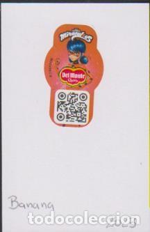 Adesivi di collezione: pegatina fruta BANANA DEL MONTE MIRACULOUS LADYBUG adhesivo adhesiu enganxina fruit