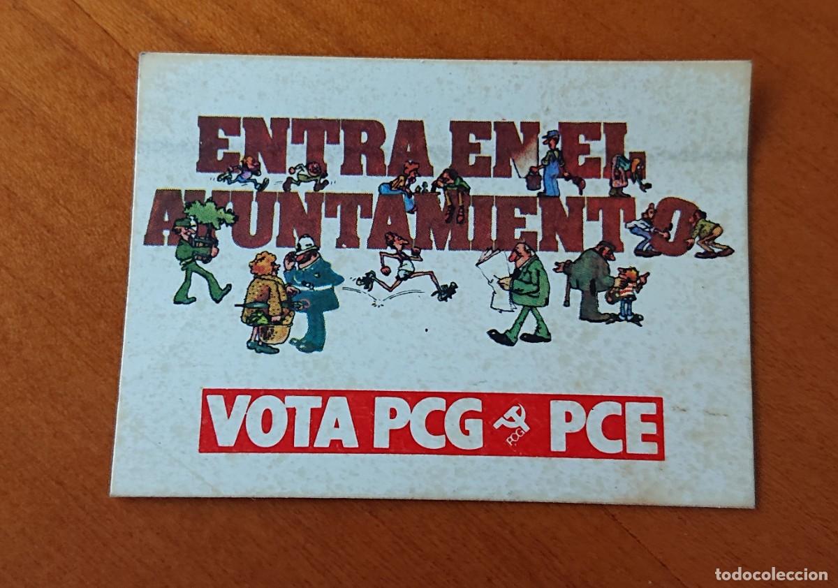 Sammlung von Aufklebern: Pegatina original, &eacute;poca transici&oacute;n, rara, ved foto