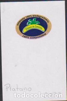 Collection stickers: pegatina fruta PL&Aacute;TANO CANARIAS adhesivo adhesiu enganxina fruit