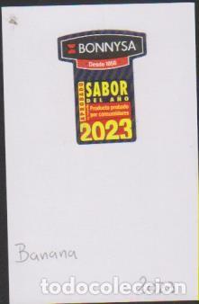 Collection stickers: pegatina fruta PL&Aacute;TANO CANARIAS BONNYSA SABOR DEL A&Ntilde;O 2023 adhesivo adhesiu enganxina fruit etiqueta