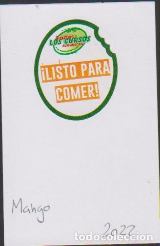 Collection stickers: pegatina fruta MANGO LOS CURSOS adhesivo adhesiu enganxina fruit etiqueta