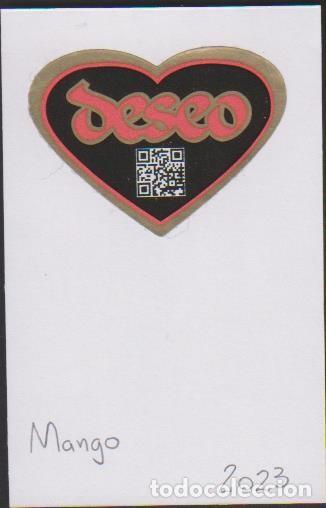 Collection stickers: pegatina fruta MANGO DESEO adhesivo adhesiu enganxina fruit etiqueta