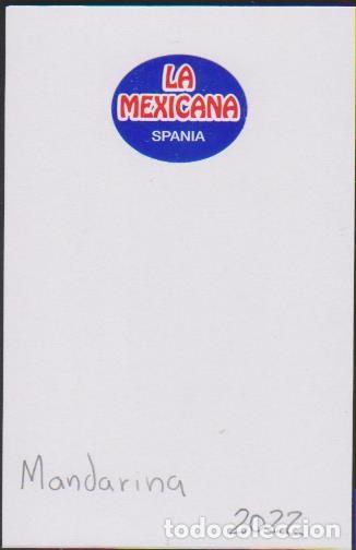 Collection stickers: pegatina fruta MANDARINA LA MEXICANA SPANIA adhesivo adhesiu enganxina fruit etiqueta