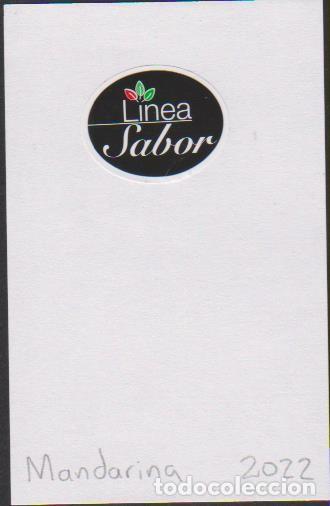 Collection stickers: pegatina fruta MANDARINA LINEA SABOR adhesivo adhesiu enganxina fruit etiqueta