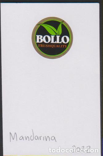 Autocollants de collection: pegatina fruta MANDARINA BOLLO FRESHQUALITY adhesivo adhesiu enganxina fruit etiqueta