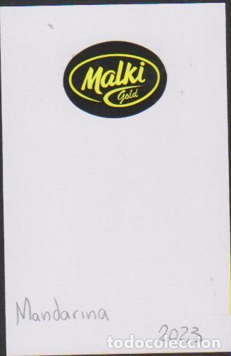 Pegatinas de colecci&oacute;n: pegatina fruta MANDARINA MALKI GOLD adhesivo adhesiu enganxina fruit etiqueta