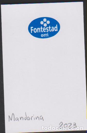 Pegatinas de colecci&oacute;n: pegatina fruta MANDARINA FONTESTAD ORRI adhesivo adhesiu enganxina fruit etiqueta
