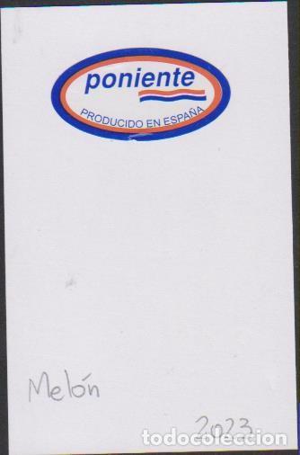 Autocollants de collection: pegatina fruta MEL&Oacute;N PONIENTE adhesivo adhesiu enganxina fruit etiqueta