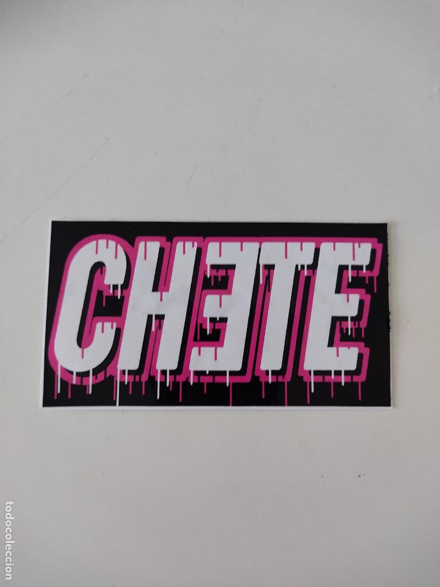Pegatinas de colecci&oacute;n: PEGATINA CHETE MIDE 6CM X 11CM