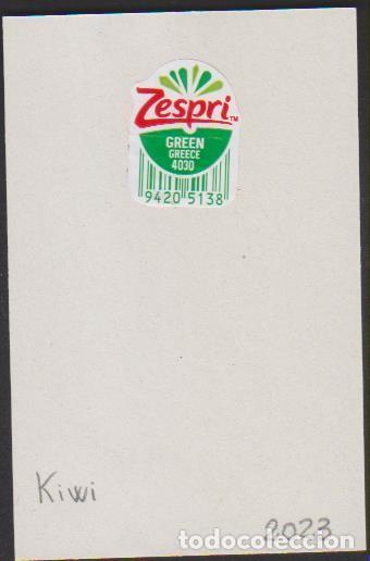 Autocollants de collection: pegatina fruta KIWI ZESPRI GREEN adhesivo adhesiu enganxina fruit etiqueta