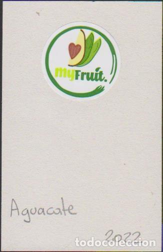 Autocollants de collection: pegatina fruta AGUACATE MY FRUIT adhesivo adhesiu enganxina fruit etiqueta