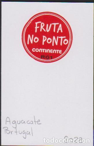Autocollants de collection: pegatina fruta AGUACATE NO PONTO CANTINENTE adhesivo adhesiu enganxina fruit etiqueta