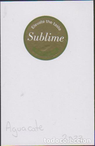 Autocollants de collection: pegatina fruta AGUACATE SUBLIME adhesivo adhesiu enganxina fruit etiqueta