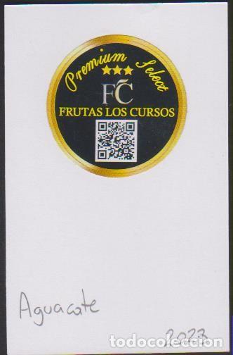 Collection stickers: pegatina fruta AGUACATE LOS CURSOS adhesivo adhesiu enganxina fruit etiqueta