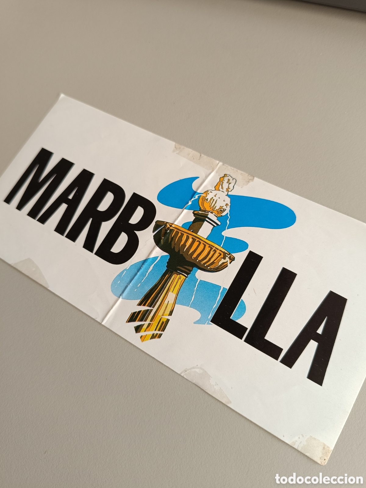 Autocolantes de cole&ccedil;&atilde;o: Pegatina Marbella 21x10cm