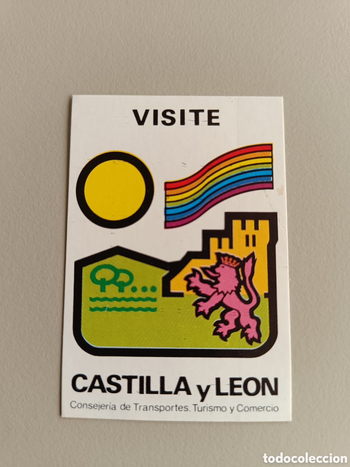 Autocollants de collection: Pegatina Visite Castilla y Le&oacute;n turismo 45x65mm